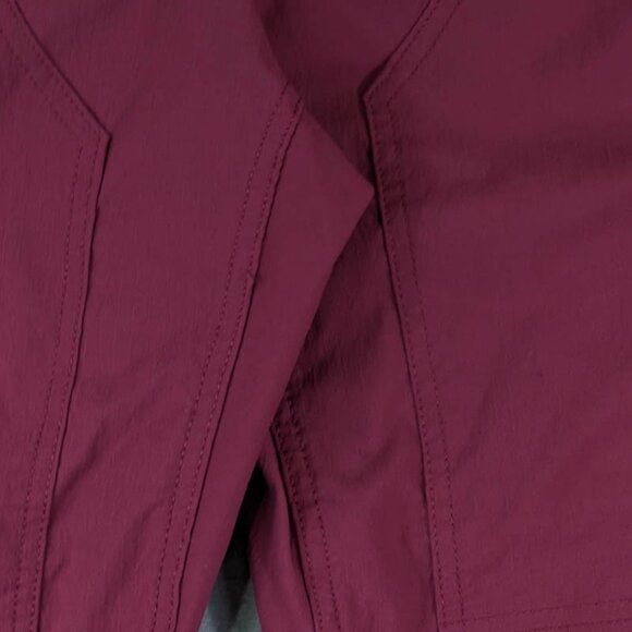 Duluth Trading Heirloom Gardening Bib Overalls Red Burgundy Womens L x 31 - Picture 4 of 16